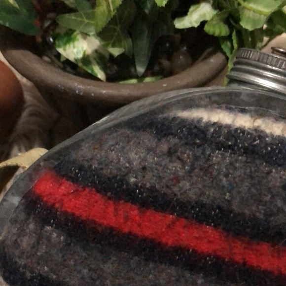 Vintage Accents Vintage Galvanized Metal Wool Blanket Canteen75used Condition Poshmark